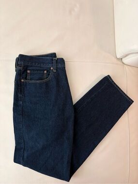 Muji Dark Blue Straight Men’s Jeans